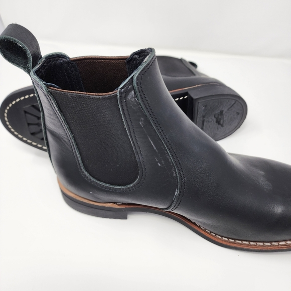 NIB Red Wing 6" Chelsea Boots 3455 Black Boundary - Picture 7 of 12